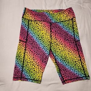 Zyia rainbow pocket hustle shorts